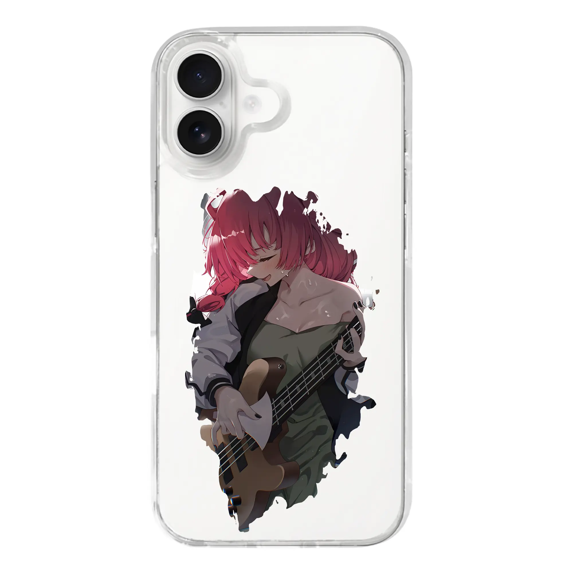 ぼっちざろっく！ グッズ,廣井きくり - iPhone 17シリーズ 透明スマホケース – 薄型・耐衝撃・精密フィット保護カバー